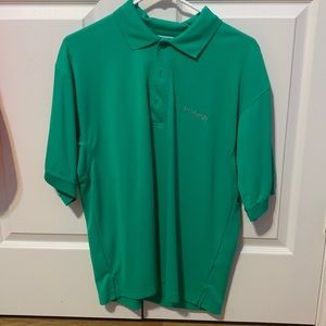 Columbia dri-fit polo, size small, green